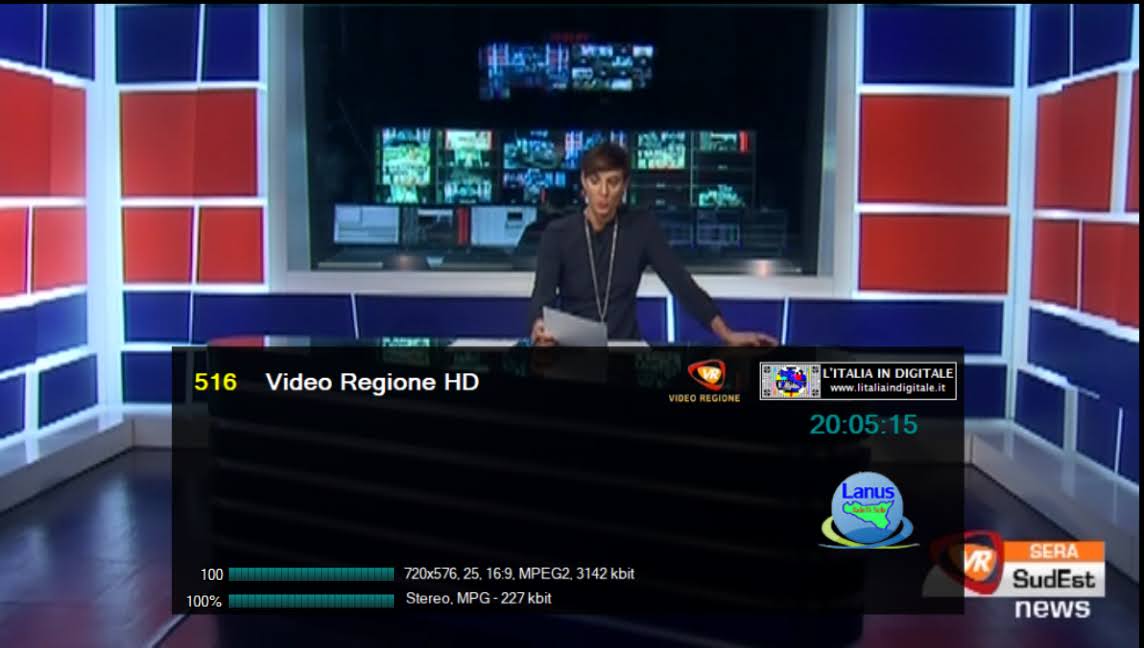 The Frequency of Video Regione Channel on All Satellites